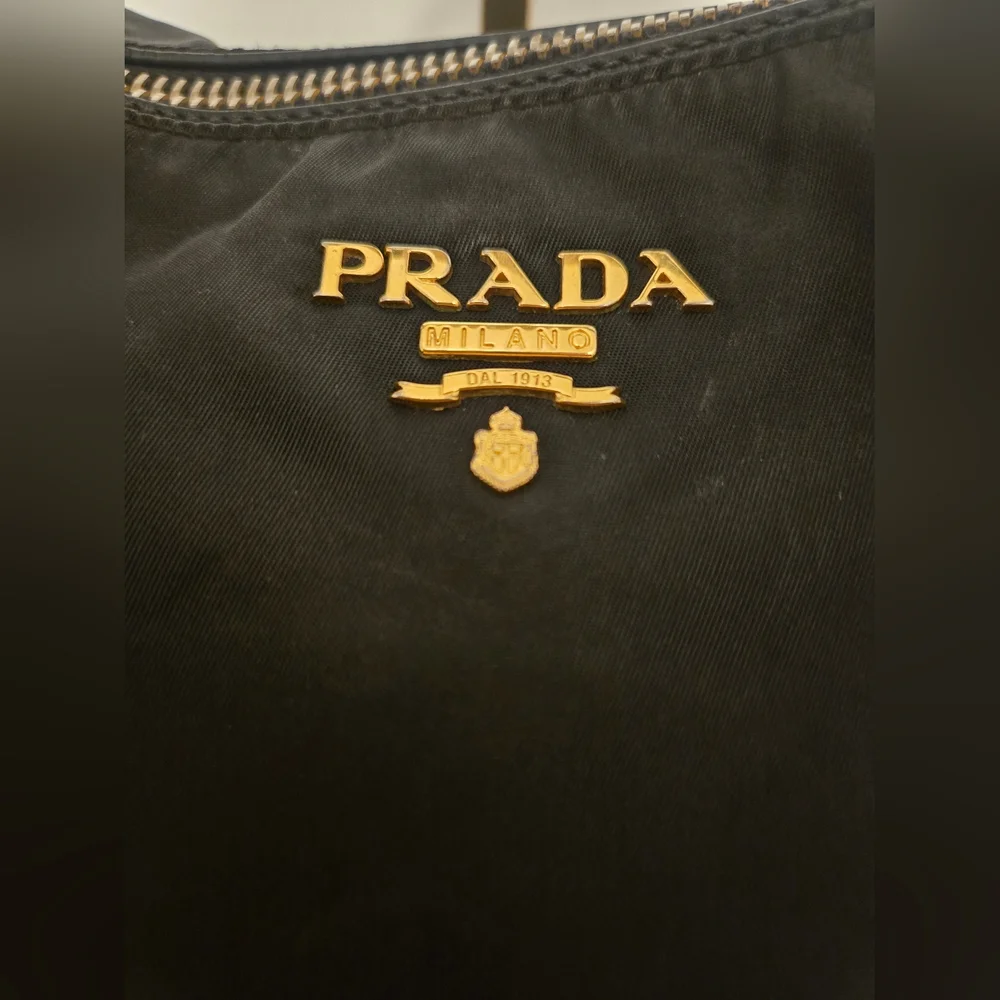 Prada Tessuto Nylon Black Shoulder Bag - Picture 2 of 11